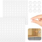 200pcs tampons amortisseurs silicone transparent 8x3mm autocollant - but�es caoutchouc protection portes ...