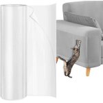 20cm500cm anti griffe chat canap� - protection canape chat anti griffe, sticker transparent autocollant ...