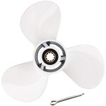 Pour 20hp 25hp 9 7 / 8x10 1 / 2 hors - bord hlice bateau moteur 20 25 30 vis 3 lame 10 spline partie ...