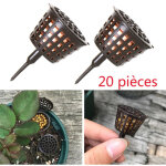 20pcs bo�te d'engrais pour bonsa� mini panier de plantation automatique contenant de fertilisation � ...
