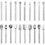 20pcs fraises rotatives fraise metal jeu de fraises en carbure fraise de tungstene meche acier rotatif ... 20pcs fraises rotatives fraise metal jeu de fraises en carbure fraise de tungstene meche acier rotatif ...