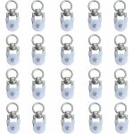 20pcs rouleaux de rail de rideaux, rouleaux de rail, rouleaux de tringle � rideaux glissi�res, poulie ...