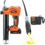 20v pompe � graisse, 10000psi pistolet � graisse sans fil, pompe graisse electrique avec batterie et ...