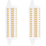 20w 118mm r7s dimmable ampoule led j118 lumi�re du jour 4000k 2200lm double extr�mit� spot �quivaut � ...