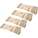 20x sacs compatible avec bosch advancedvac 20 aspirateur - papier, 85, 4cm x 26. 9cm, marron - vhbw
