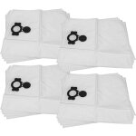 20x sacs compatible avec milwaukee as 300 emac aspirateur - microfibre non tisse, volume de 30l, 60cm ...