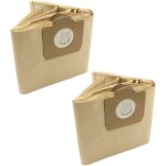 20x sacs compatible avec neva seau 15l aspirateur - papier, couleur sable - vhbw