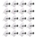 20x taquet de renfort plastique transparent � vis etag�re meuble tiroir cale support tablette plateau ...