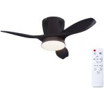 21, 2 pouces ventilateur plafond, 3 vitesses, ventilateur suspendu de 42 w avec clairage, temprature ...