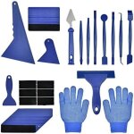 Jamais utilis]21 pcs kits d'outils d'emballage de vinyle de voiture, 8 pcs raclette micro stick, 2 formes ...