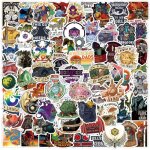 2100 autocollants donjons et dragons - autocollants anime esth�tique pour ordinateurs portables d'adolescents ...