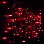 Guirlande de stalactites de nol avec 96 led, 3, 5 mtres, 8 modes, rideau lumineux ferique pouvant ...