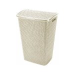 Curver - 216582 mystyle panier de vêtements, 43x33x60 centimètre, white vintage Curver - 216582 mystyle panier de vêtements, 43x33x60 centimètre, white vintage