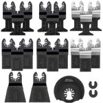 21pcs lames de scie oscillantes, kit de multi - tool oscillant mixtes universel multifonctionnel professionnel ...