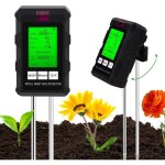 224. 94cm)testeur de sol 6 en 1, appareil de mesure du sol avec fertilit du sol / humidit / ph / ...