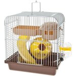 22 x 16 x 24 cm: cage compl�te pour hamsters 27x20x26 cm en vert fantaisie