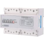 220 / 380v 20 - 80a consommation d'�nergie compteur d'�lectricit� num�rique, compteur de kwh triphas� ...