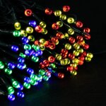 22m guirlande solaire 200 led 8 jeux de lumi�re guirlande lumineuse id�al pour f�te, mariage, anniversaire ...