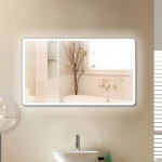 Jeobest - 22w miroir led lampe de miroir miroir salle de bain 120×70cm miroir lumineux blanc froid 6400k ... Jeobest - 22w miroir led lampe de miroir miroir salle de bain 120×70cm miroir lumineux blanc froid 6400k ...