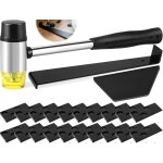 23 pi�ces set pose parquet stratifi� avec 20 entretoises & cale frappe et barre traction, maillet en ...