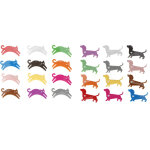 24 marqueurs de verre en silicone pour chats et chiens, formes d'animaux, identifiants de gobelets pour ...
