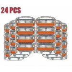 24 packs of 5 blades for gillette fusion proglide power replacement razor kit