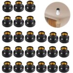 24 pcs douille ampoule plafond e27 � visser de chantier, base plafonnier culot e27, support de lampe ...