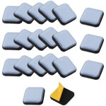 24 pcs glisss patins de meubles patins en t�flon auto - adh�sifs pour meubles carr�s gliss patins de ...