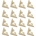 24 pcs m�tal livre coin protecteur vintage album photo coins d�corations d�coratifs triangle bo�te laiton ...
