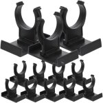24 pi�ces clips plinthe meuble noir pp r�glables pour meubles accessoires de nivellement pour armoires ...
