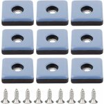 24 pieces patins meubles t�flon 25mm pied de chaise avec vis patins en t�flon ptfe tampon chaise patin ...
