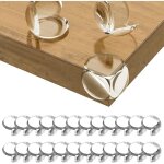 24 pi�ce prot�ge coin de table transparent, s�curit� protege coins de meubles protecteur, coin de table ...
