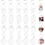24 porte - cls photo acrylique transparente pour artisanat, cadeau familial