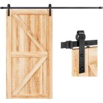 244 cm / 8 ft kit rail porte coulissante de grange système de porte coulissante suspendue , kit de rail ... 244 cm / 8 ft kit rail porte coulissante de grange système de porte coulissante suspendue , kit de rail ...