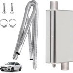 24mm tuyau d'�chappement avec silencieux, silencieux de chauffage de stationnement, 200cm portable flexible ...