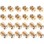 24pcs 0, 3  x 0, 32  mini boutons de tiroir poign�es ronds, armoire boutons poign�es poign�es pour commode ...