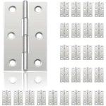 24pcs petit charni�res pour portes, charni�re inox, diy charni�res de portes pour porte placard charni�re ...