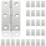 24pcs petit charni�res pour portes, charni�re inox, diy charni�res de portes pour porte placard charni�re ...