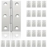24pcs petit charni�res pour portes, charni�re inox, diy charni�res de portes pour porte placard charni�re ...