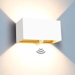 24w applique murale exterieur avec detecteur de mouvement ip65 applique murale interieur angle de rayonnement ...