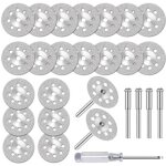 25 disques � tron�onner diamant�s (22 mm) pour accessoires d'outils rotatifs dremel, mini disque diamant� ...