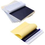 25 feuilles de papier carbone papier transfert tatouage papiers tra�age pack papier de transfert de tatouage ...