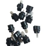 R�duction, 25 pcs dc 12v 1, 2w t5 ampoule tableau de bord jaune clair pour voiture interne