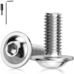 25 pi�ces boulon m5 x 20 mm vis m5 inox � t�te plate visserie inox a2 v2a pour g�nie meubles