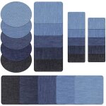 25 pi�ces de jeans kit de r�paration set aufb�gelflicken, badge enfants, pour transfert sur tissu pour ...