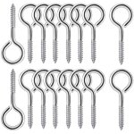 25 pi�ces m4 piton � visser en acier inoxydable 304 - vis mouton oeil rond auto taraudeuse � anneau - ...