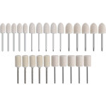 25 pi�ces de roue de polissage en feutre, embouts de polissage en laine, t�te de meuleuse, accessoire ...