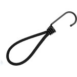 25 tendeur elastique caoutchouc professionnel avec crochet (noir 130 mm) pour b�ches, affiches, filets ...