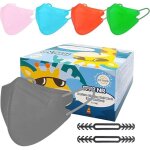 250x masques de protection ffp2 5 couleurs pour enfants 5 couches avec bande lastique