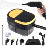 2500w nettoyeur vapeur avec ecran digital, nettoyeur vapeur � main avec 7 t�tes de brosse r�glables sur ...